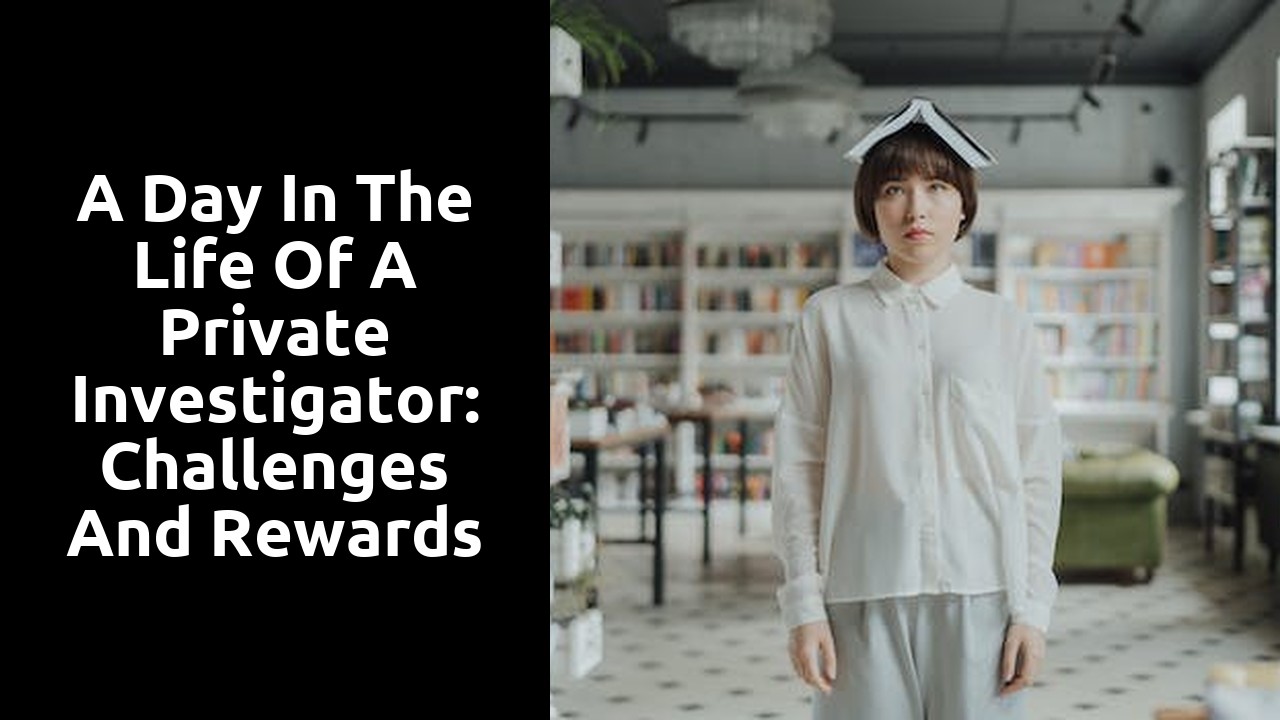 A Day in the Life of a Private Investigator: Challenges and Rewards