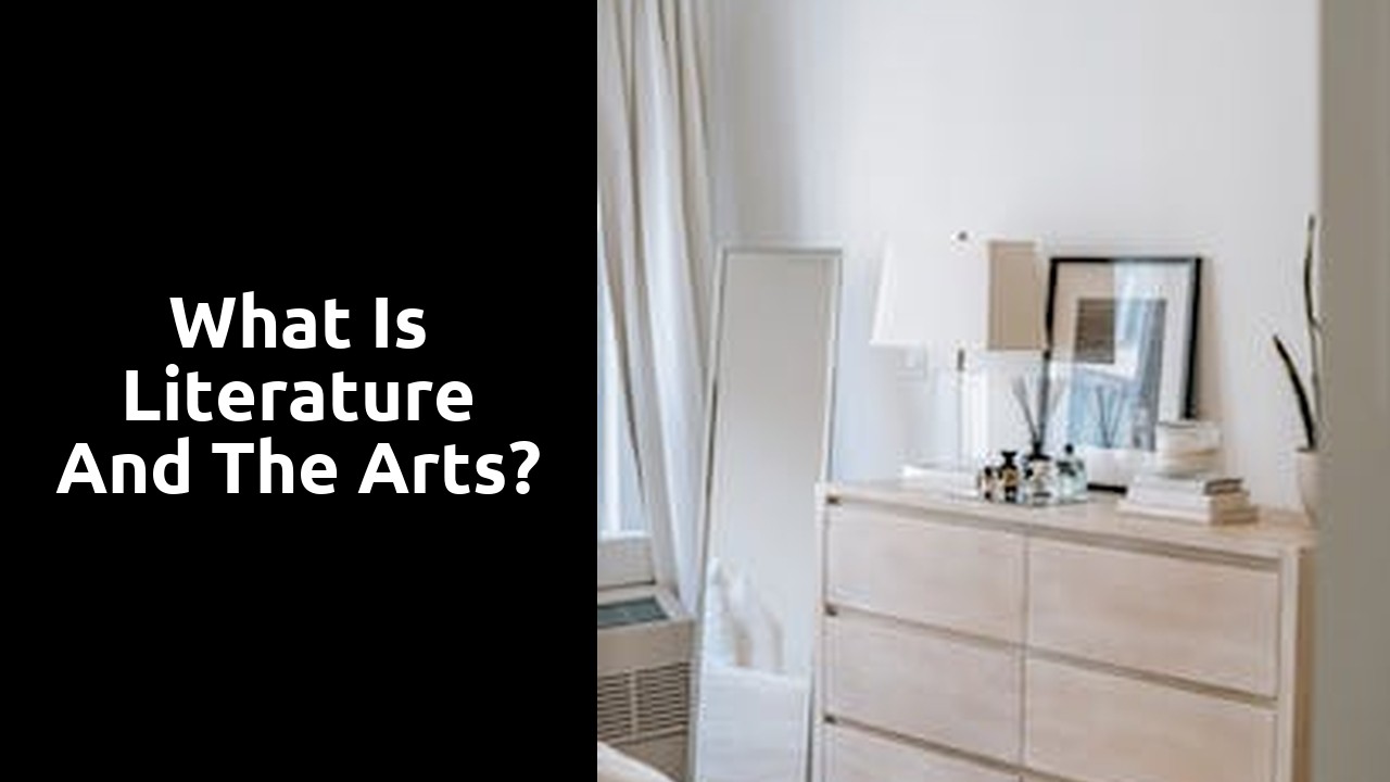 What is literature and the arts?